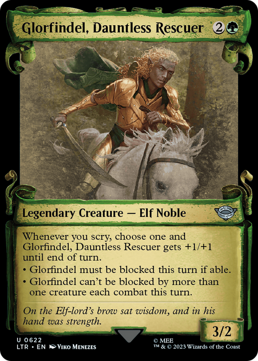 Glorfindel, Dauntless Rescuer (LTR-622) - [The Lord of the Rings: Tales of Middle-earth]: (Showcase) Foil