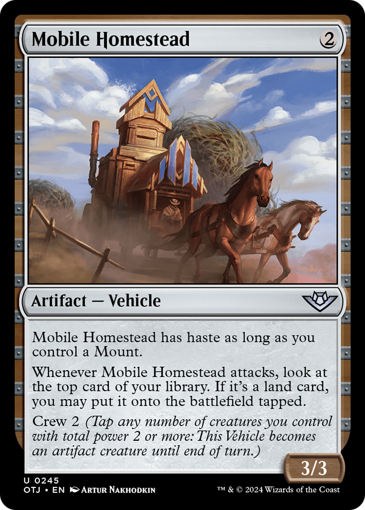 Mobile Homestead (OTJ-245) - [Outlaws of Thunder Junction] Foil