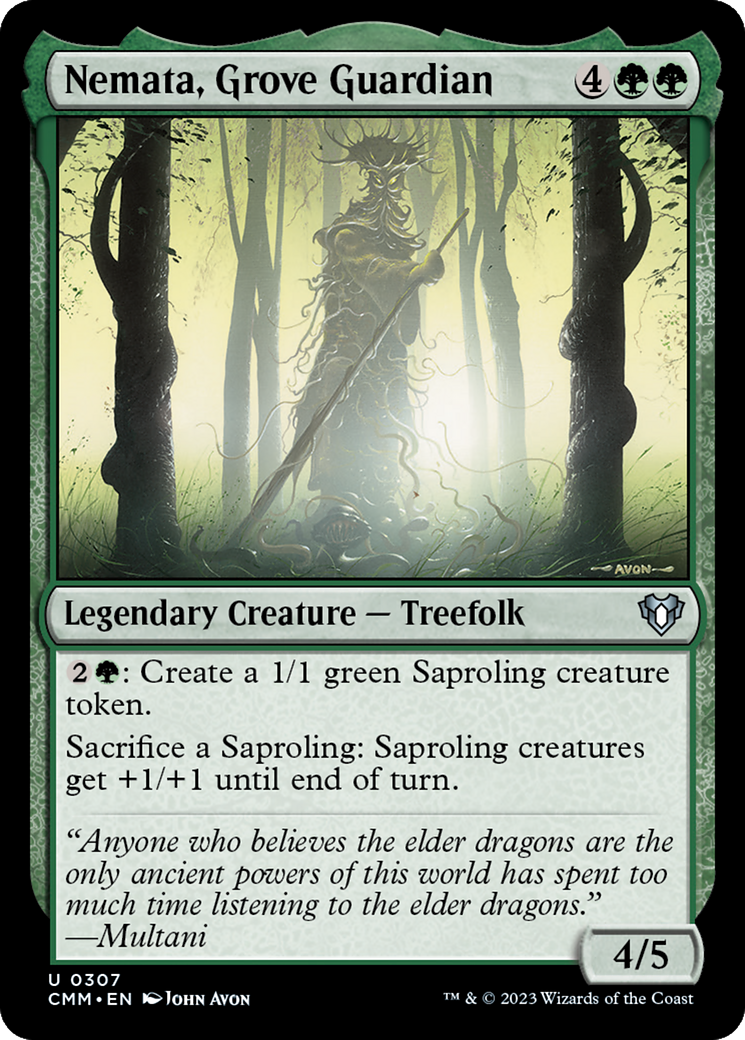 Nemata, Grove Guardian (CMM-307) - [Commander Masters] Foil