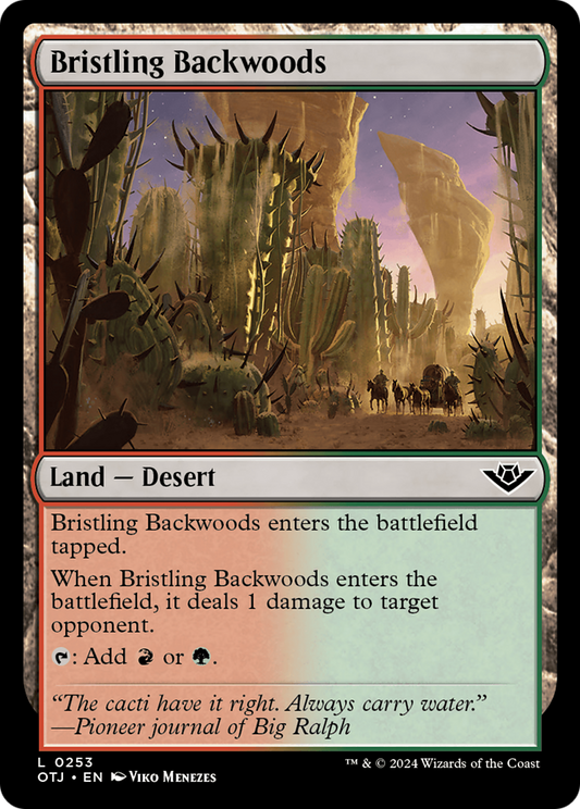Bristling Backwoods (OTJ-253) - [Hors la loi de Thunder Junction] 