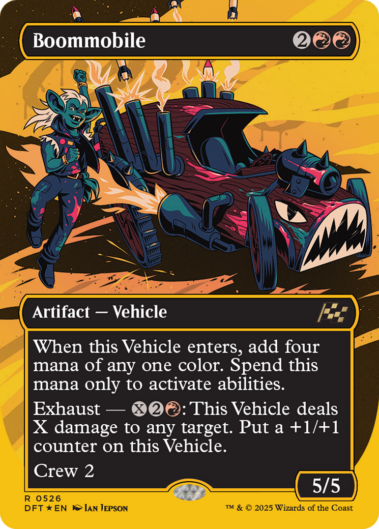 Boommobile (Borderless) (First-Place Foil) (DFT-526) - [Aetherdrift] Foil