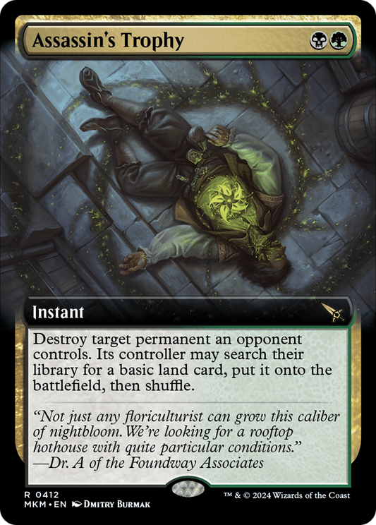 Assassin's Trophy (MKM-412) - [Murders at Karlov Manor]: (Extended Art) Foil