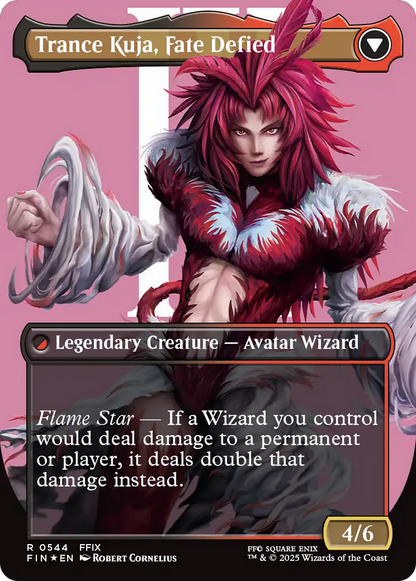 Kuja, Genome Sorcerer (Borderless) (Surge Foil) (FIN-544) - [FINAL FANTASY] (Borderless) Foil