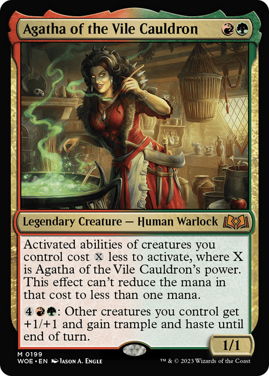 Agatha of the Vile Cauldron (WOE-199) - [Wilds of Eldraine]
