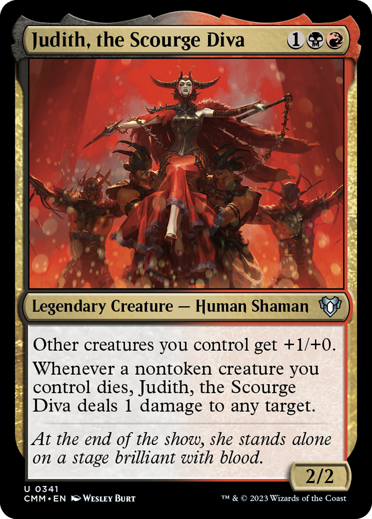 Judith, the Scourge Diva (CMM-341) - [Commander Masters]