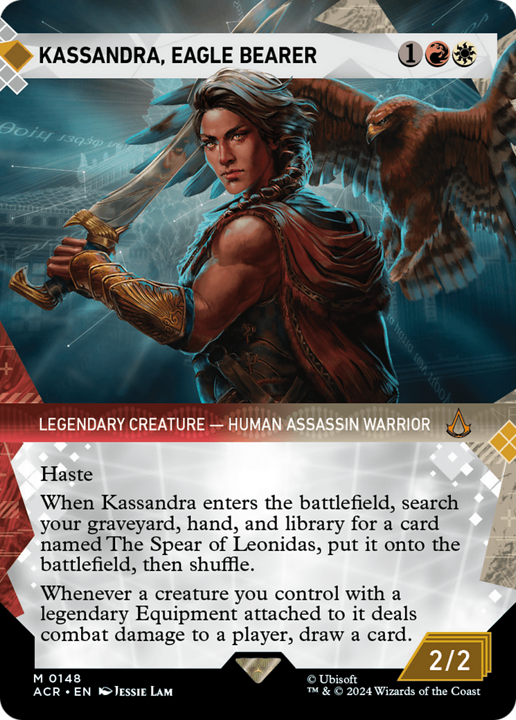 Kassandra, Eagle Bearer (ACR-148) - [Assassin's Creed]: (Showcase) (Borderless)