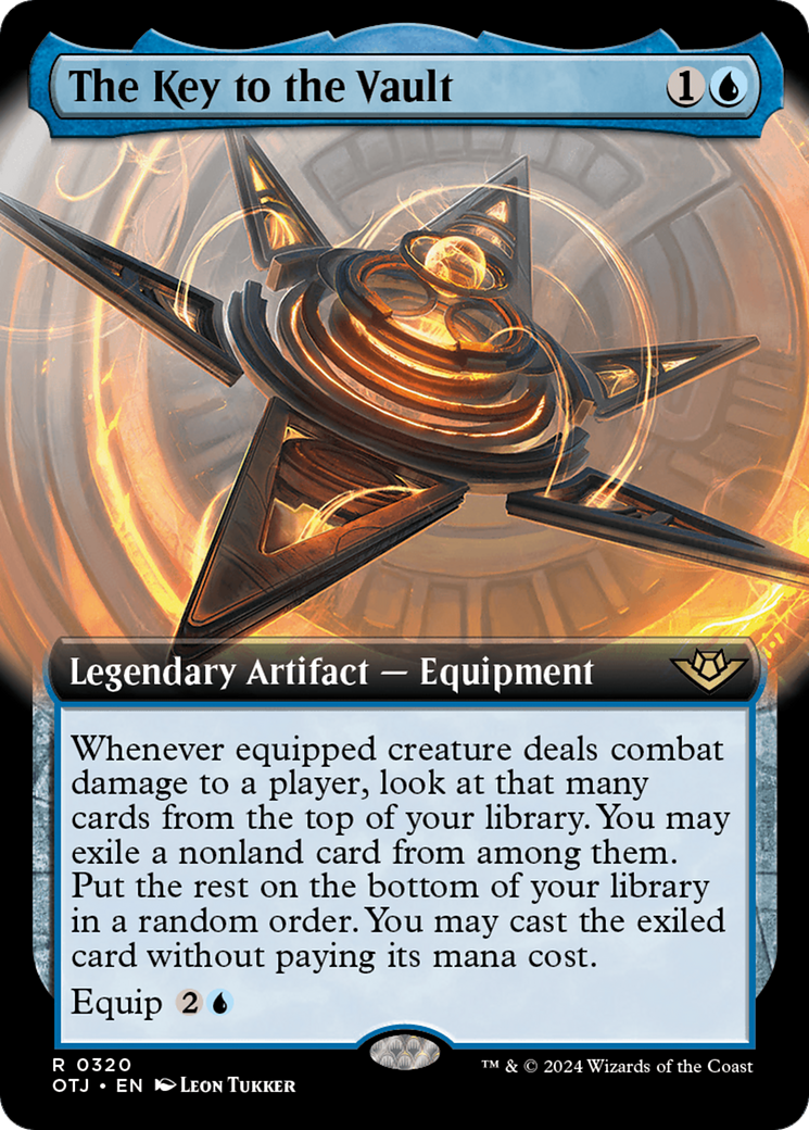 The Key to the Vault (OTJ-320) - [Outlaws of Thunder Junction]: (Extended Art) Foil