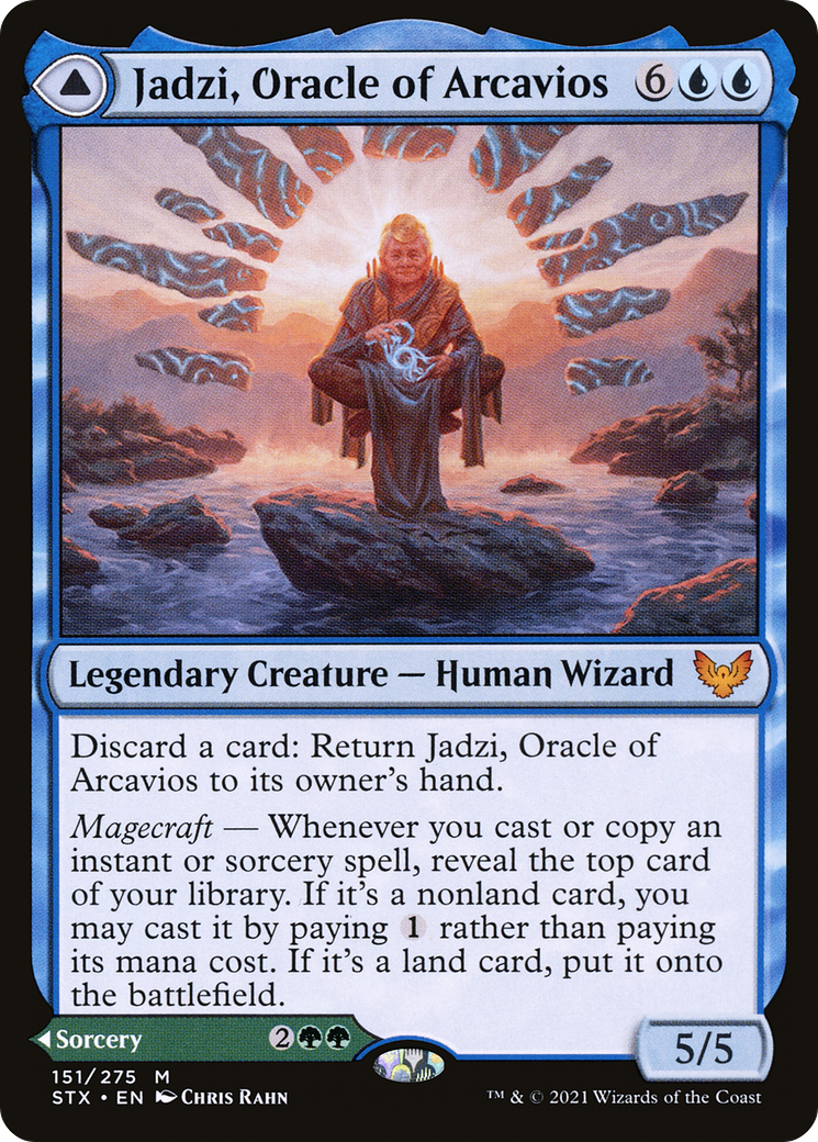 Jadzi, Oracle of Arcavios (STX-151) - [Strixhaven: School of Mages] Foil