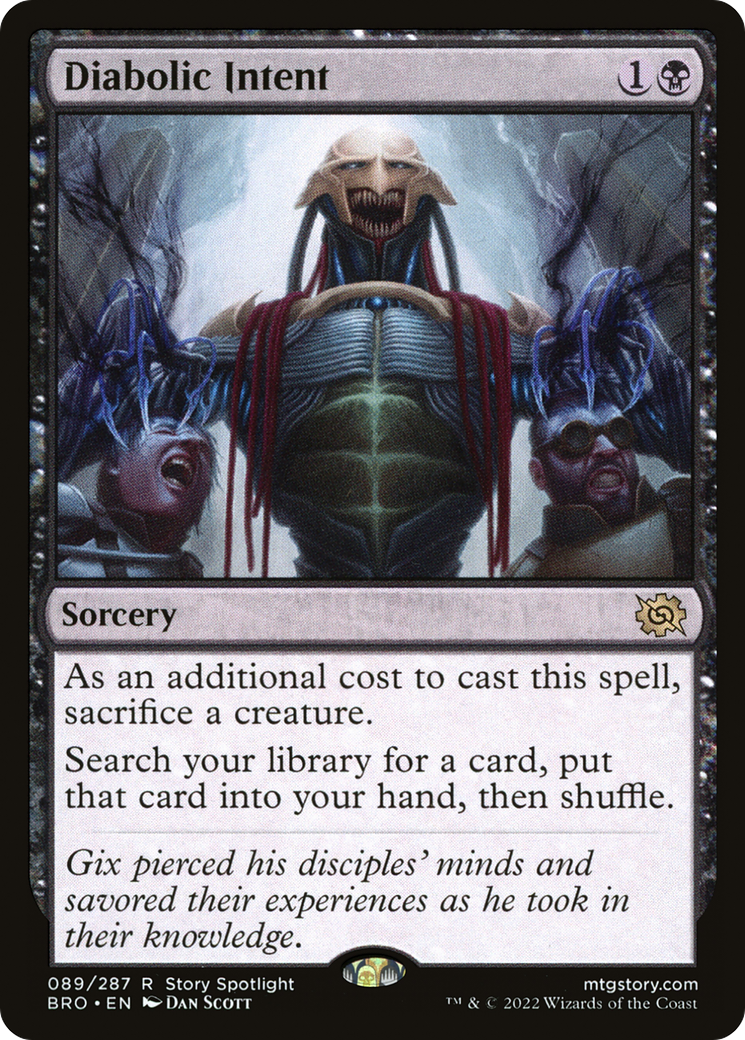 Diabolic Intent (BRO-089) - [The Brothers' War]