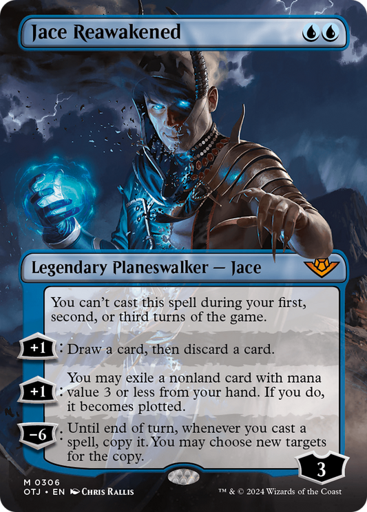 Jace Reawakened (OTJ-306) - [Outlaws of Thunder Junction] (Borderless) Foil
