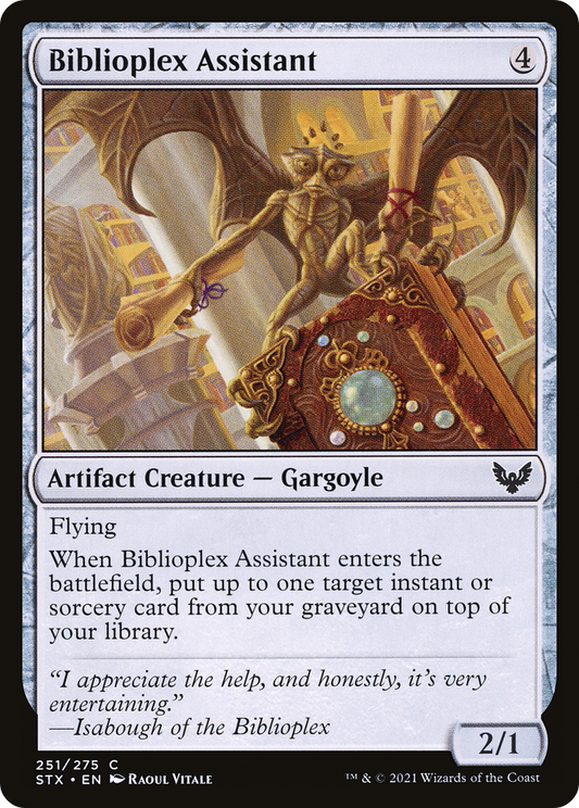 Biblioplex Assistant (STX-251) - [Strixhaven: School of Mages] Foil