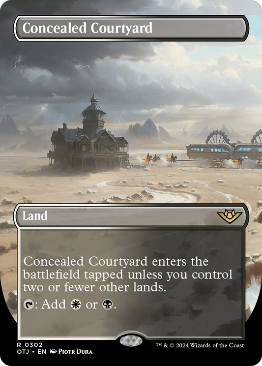 Concealed Courtyard (OTJ-302) - [Outlaws of Thunder Junction] (Borderless)