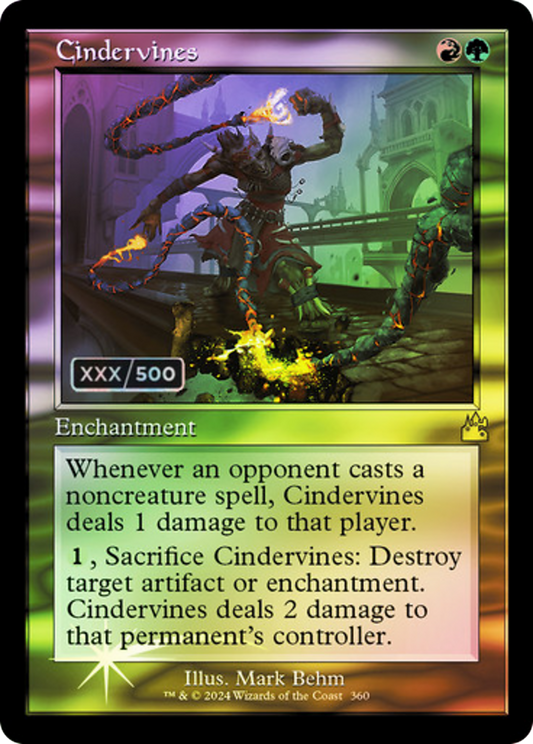 Cindervines (RVR-360Z) - [Ravnica Remastered] Foil