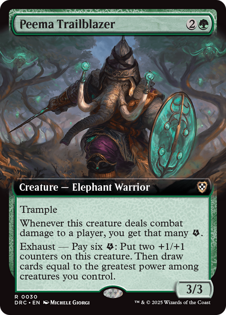 Peema Trailblazer (DRC-030) - [Commander: Aetherdrift]: (Extended Art)