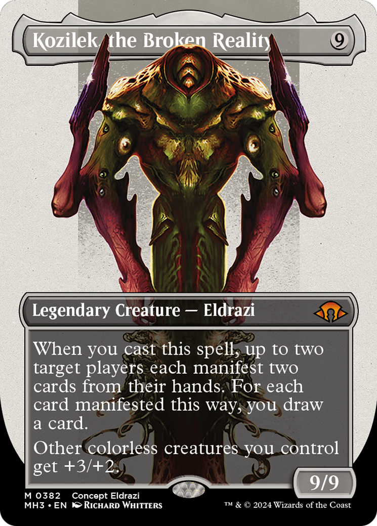 Kozilek, la réalité brisée (MH3-382) - [Modern Horizons 3] (Borderless) 