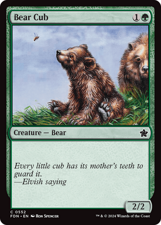 Bear Cub (FDN-552) - [Foundations]