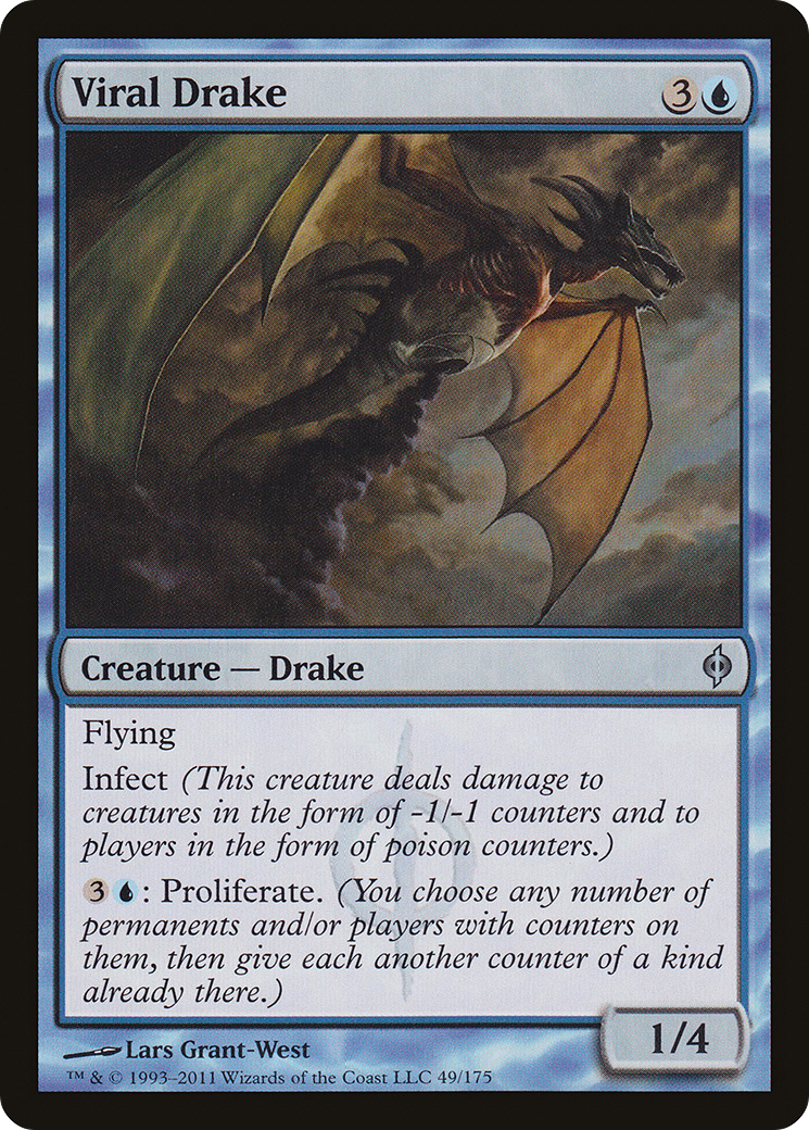 Viral Drake (NPH-049) - [New Phyrexia] Foil