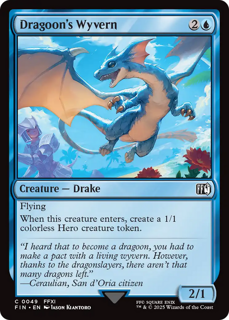 Dragoon's Wyvern (FIN-049) - [FINAL FANTASY] Foil