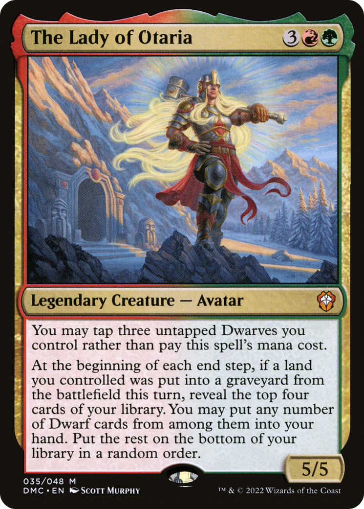 The Lady of Otaria (DMC-035) - [Dominaria United Commander] Foil