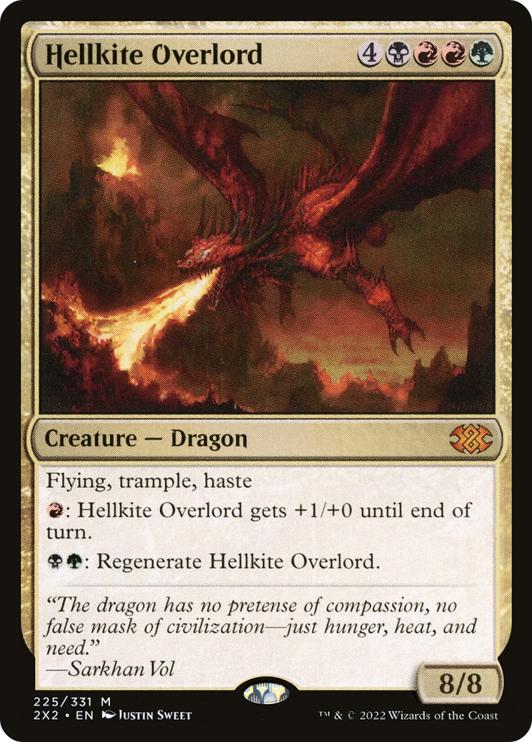Hellkite Overlord (2X2-225) - [Double Masters 2022] Foil