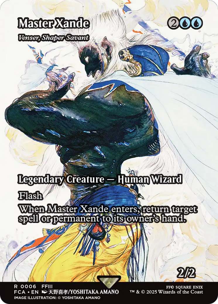 Venser, Shaper Savant (FCA-006) - [FINAL FANTASY: Through the Ages] / Master Xande (Borderless) Foil