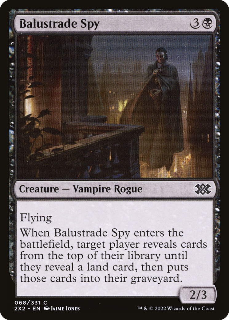 Balustrade Spy (2X2-068) - [Double Masters 2022] Foil