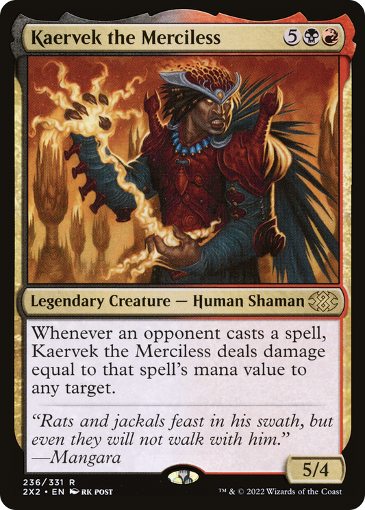 Kaervek the Merciless (2X2-236) - [Double Masters 2022]