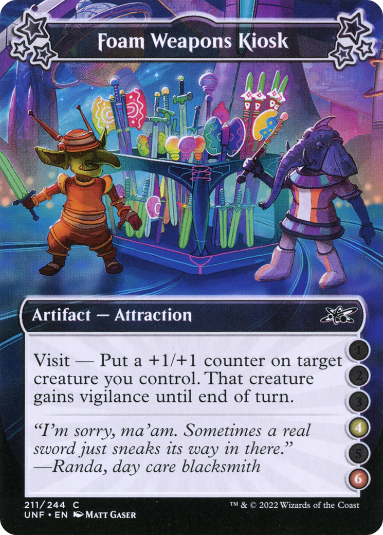 Foam Weapons Kiosk (UNF-211C) - [Unfinity] Foil