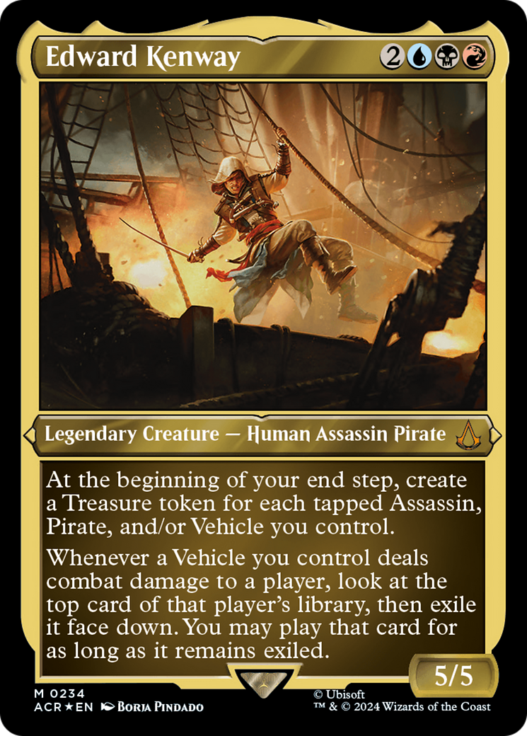 Edward Kenway (ACR-234) - [Assassin's Creed] Etched Foil