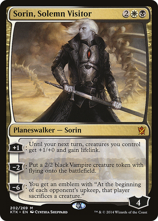 Sorin, Solemn Visitor (KTK-202) - [Khans of Tarkir]