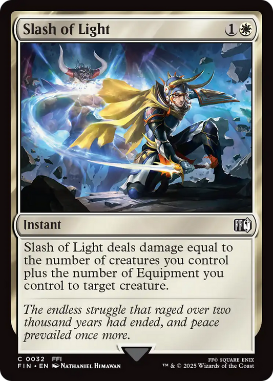 Slash of Light (FIN-032) - [FINAL FANTASY] Foil