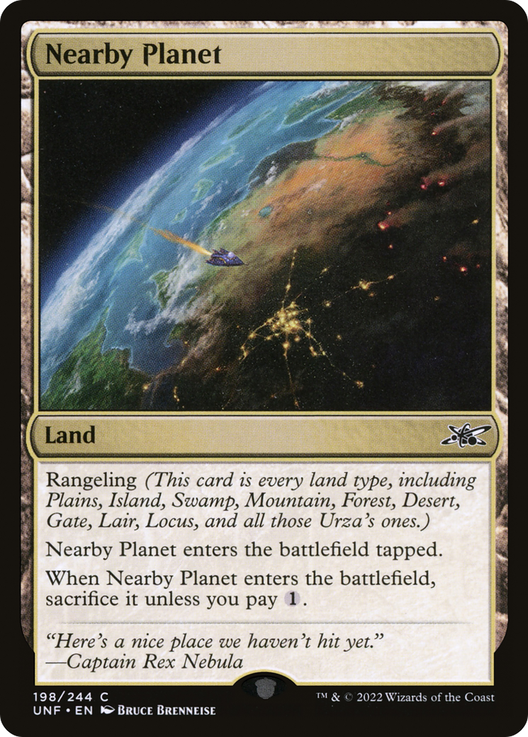 Nearby Planet (UNF-198) - [Unfinity] Foil