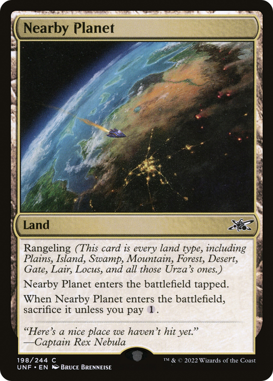 Nearby Planet (UNF-198) - [Unfinity] Foil