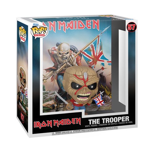 Iron Maiden The Trooper Funko Pop! Album Figure #57 with Case