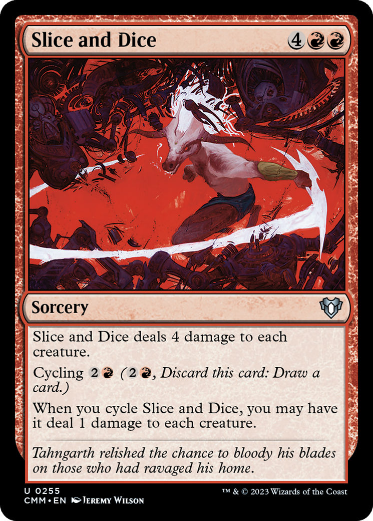 Trancher et dés [Commander Masters] 