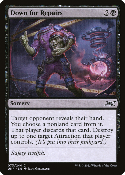 Down for Repairs (UNF-073) - [Unfinity]