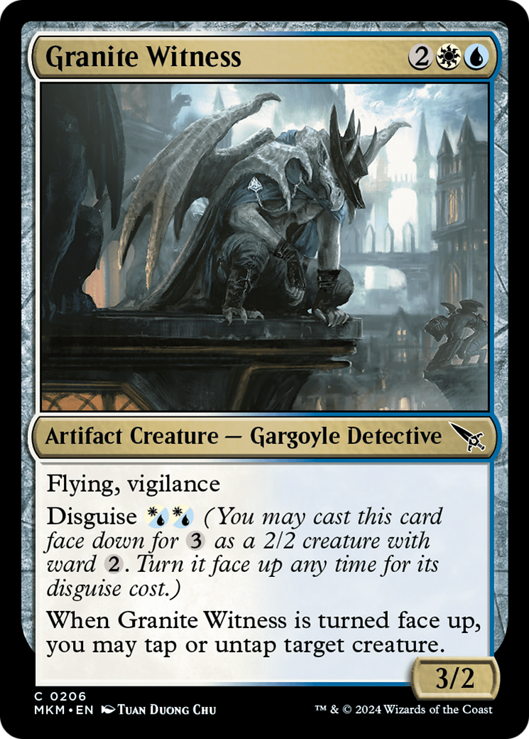 Granite Witness (MKM-206) - [Murders at Karlov Manor]