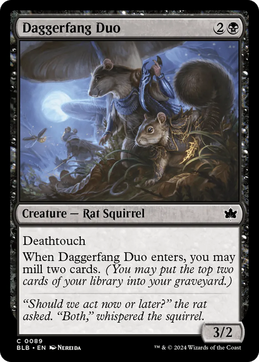 Daggerfang Duo (BLB-089) - [Bloomburrow] Foil - Emmett's ToyStop