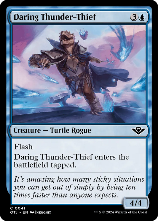 Daring Thunder-Thief (OTJ-041) - [Outlaws of Thunder Junction] Foil - Emmett's ToyStop