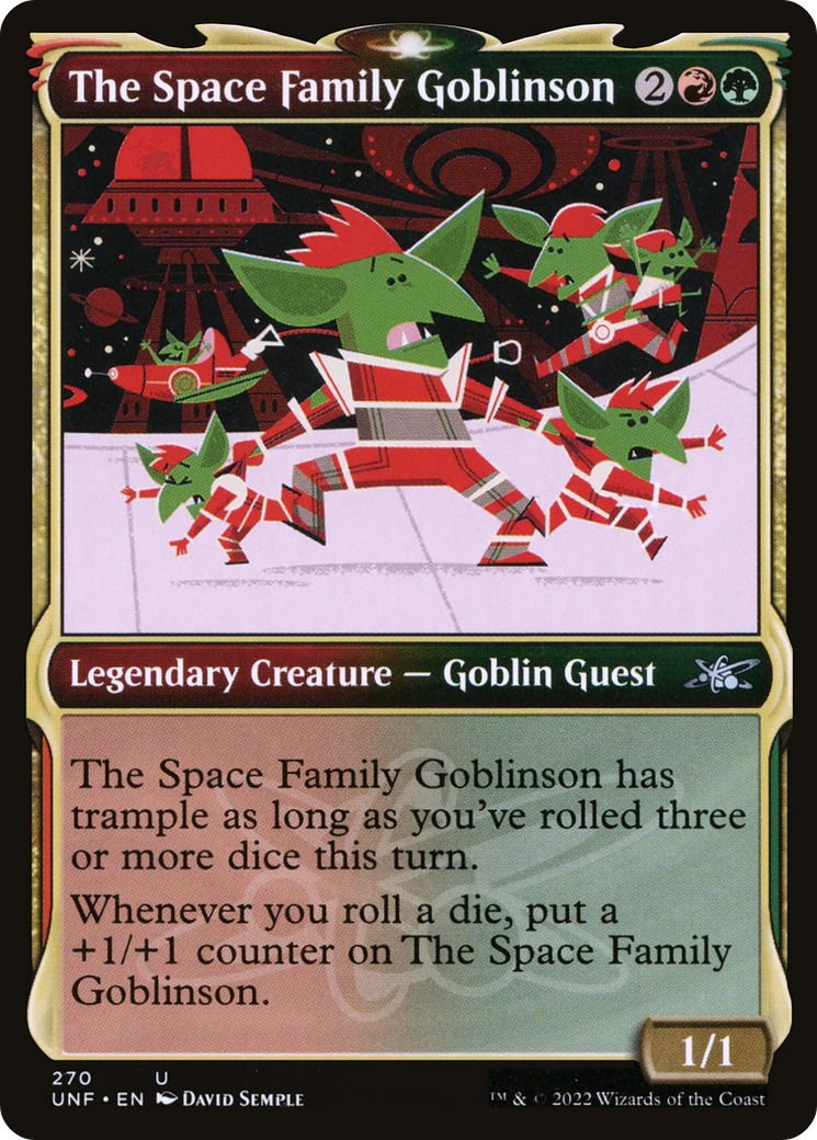 The Space Family Goblinson (UNF-270) - [Unfinity]: (Showcase) Foil