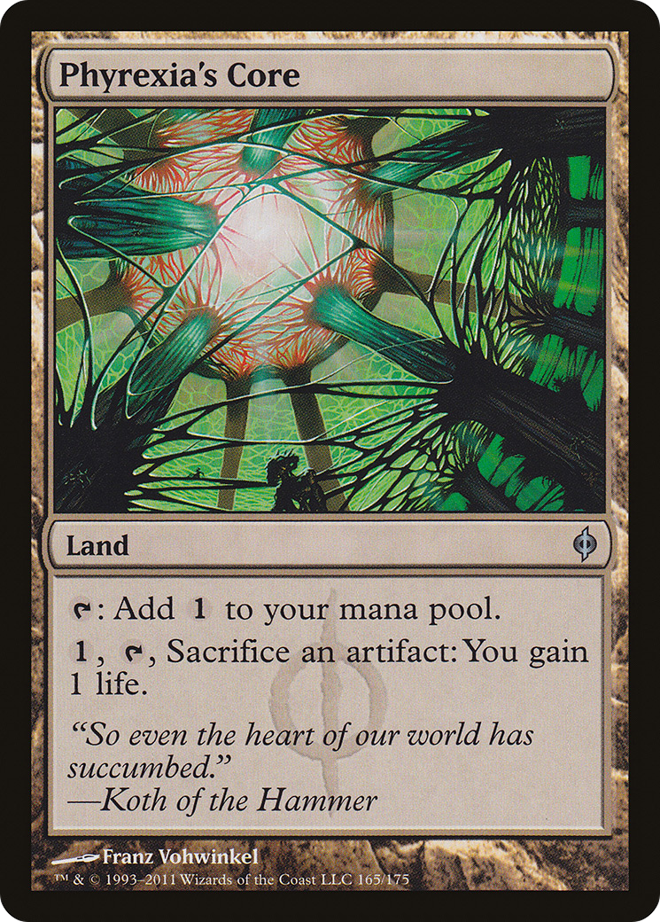 Phyrexia's Core (NPH-165) - [New Phyrexia]