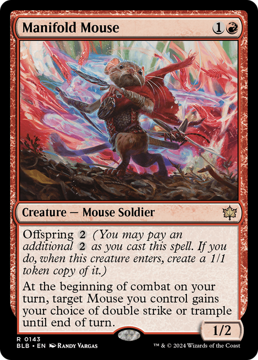 Souris Manifold (BLB-143) - [Bloomburrow] Feuille 