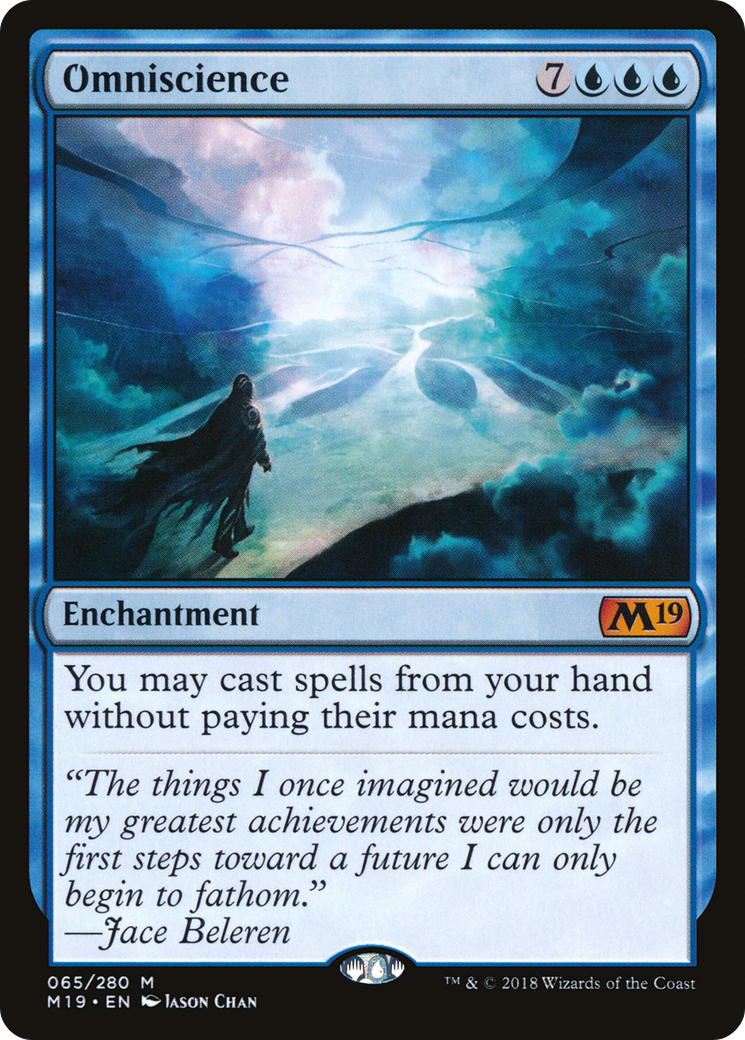 Omniscience (M19-065) - [Core Set 2019] Foil