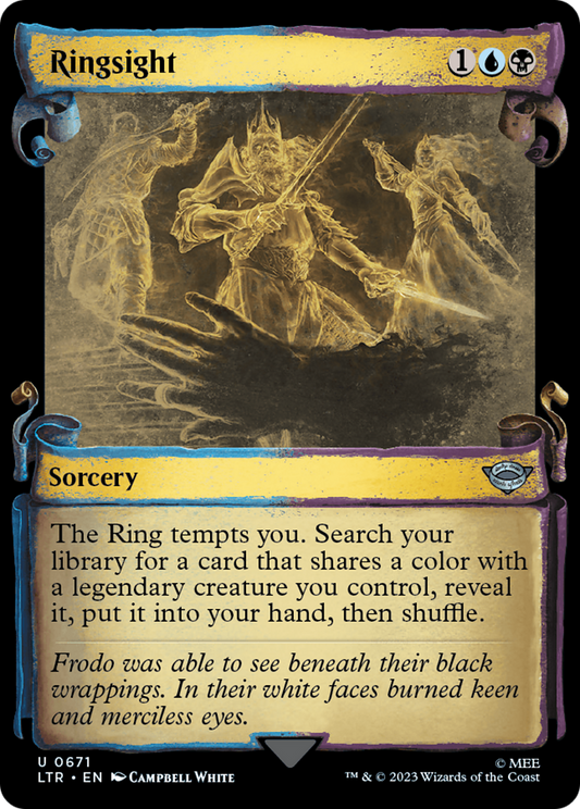 Ringsight (LTR-671) - [The Lord of the Rings: Tales of Middle-earth]: (Showcase)