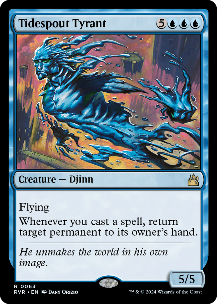 Tidespout Tyrant (RVR-063) - [Ravnica Remastered] Foil