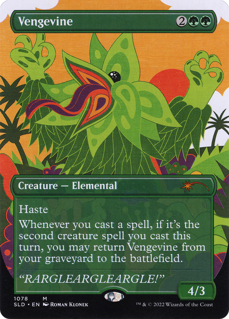 Vengevine (SLD-1078) - [Secret Lair Drop] (Borderless)