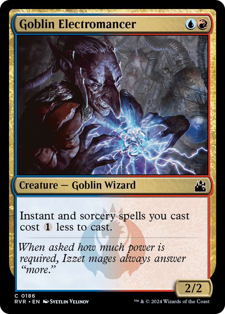 Goblin Electromancer (RVR-186) - [Ravnica Remastered] Foil