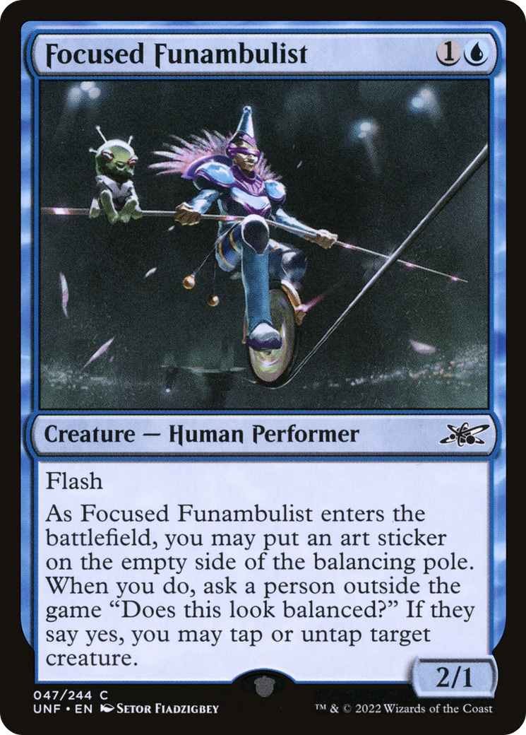 Focused Funambulist (UNF-047) - [Unfinity] Foil