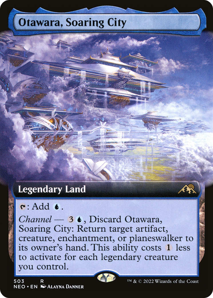 Otawara, Soaring City (NEO-503) - [Kamigawa: Neon Dynasty]: (Extended Art) Foil