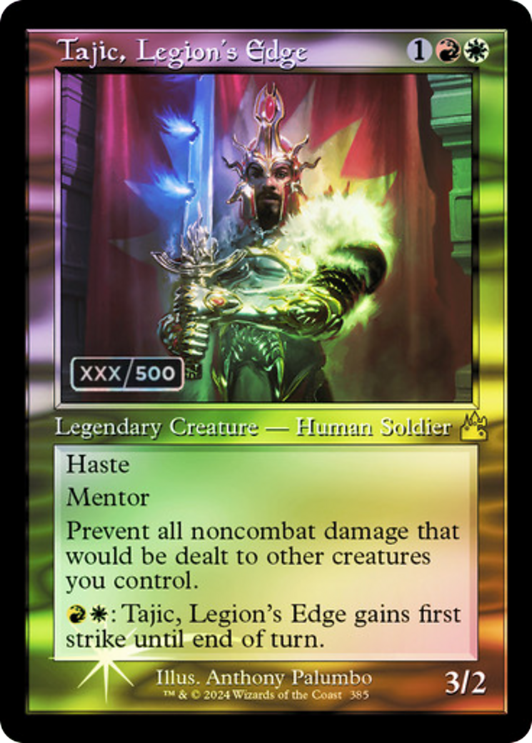 Tajic, Legion's Edge (RVR-385Z) - [Ravnica Remastered] Foil